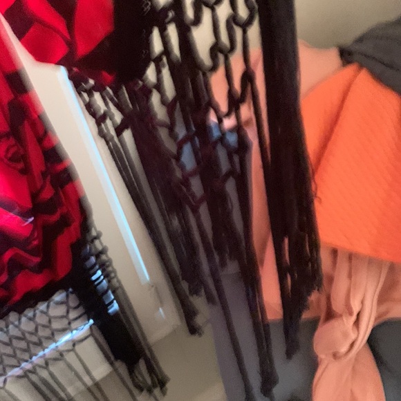 SOLD💋spell black opium beaded kimono with tassels - Picture 8 of 12